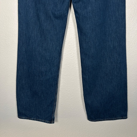 Rag & Bone women size 28 Logan mid rise wide leg jeans Annalise dark blue - Picture 8 of 14